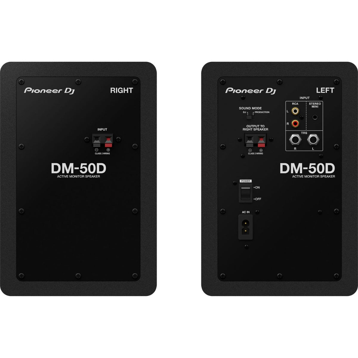 Pioneer DM-50D (par, svart)