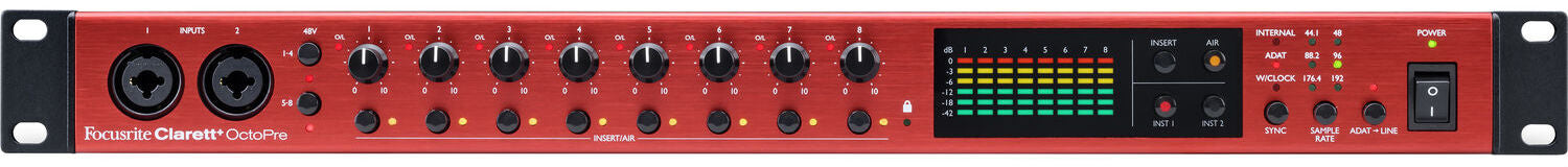 Focusrite Clarett+ OctoPre