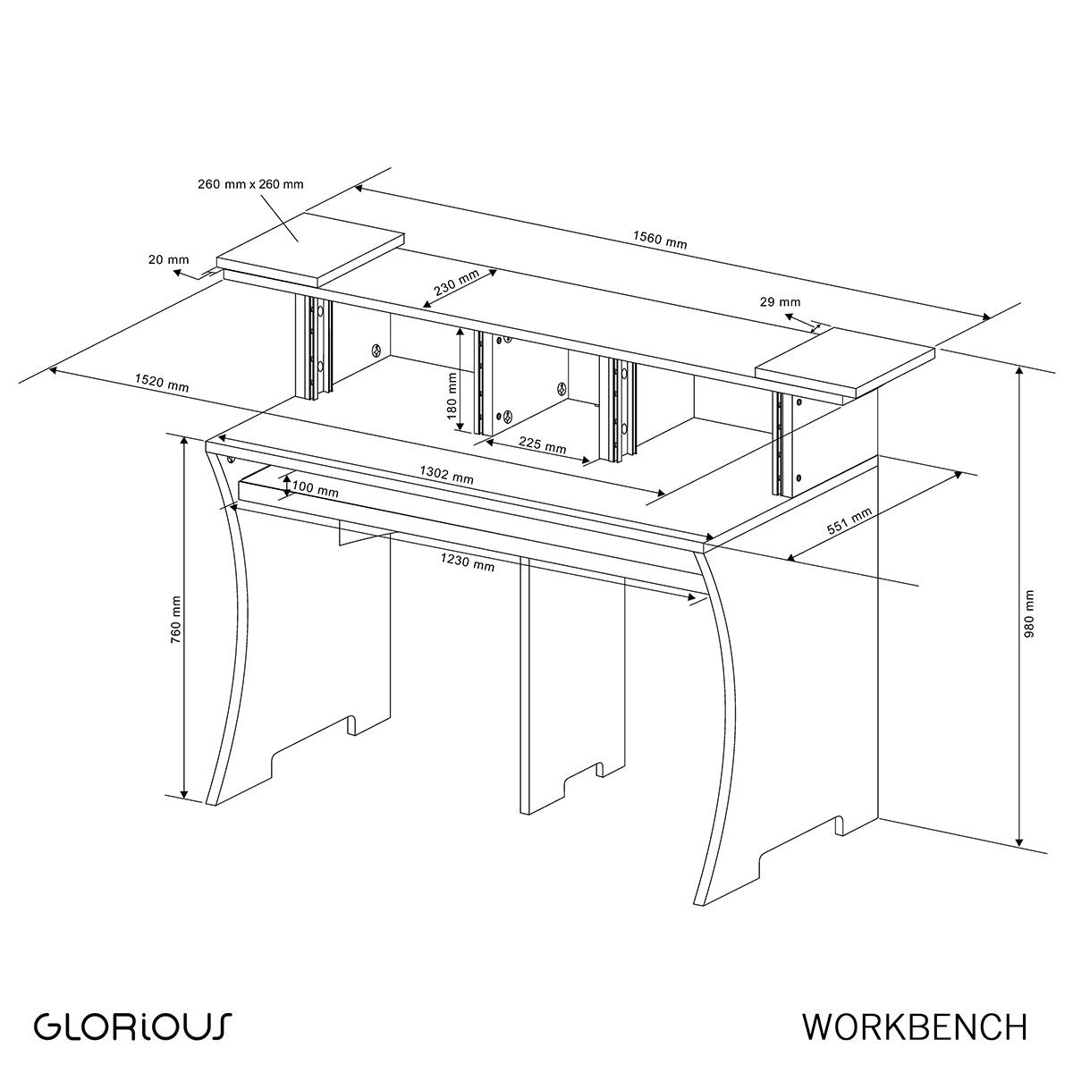 Glorious Workbench (Black)