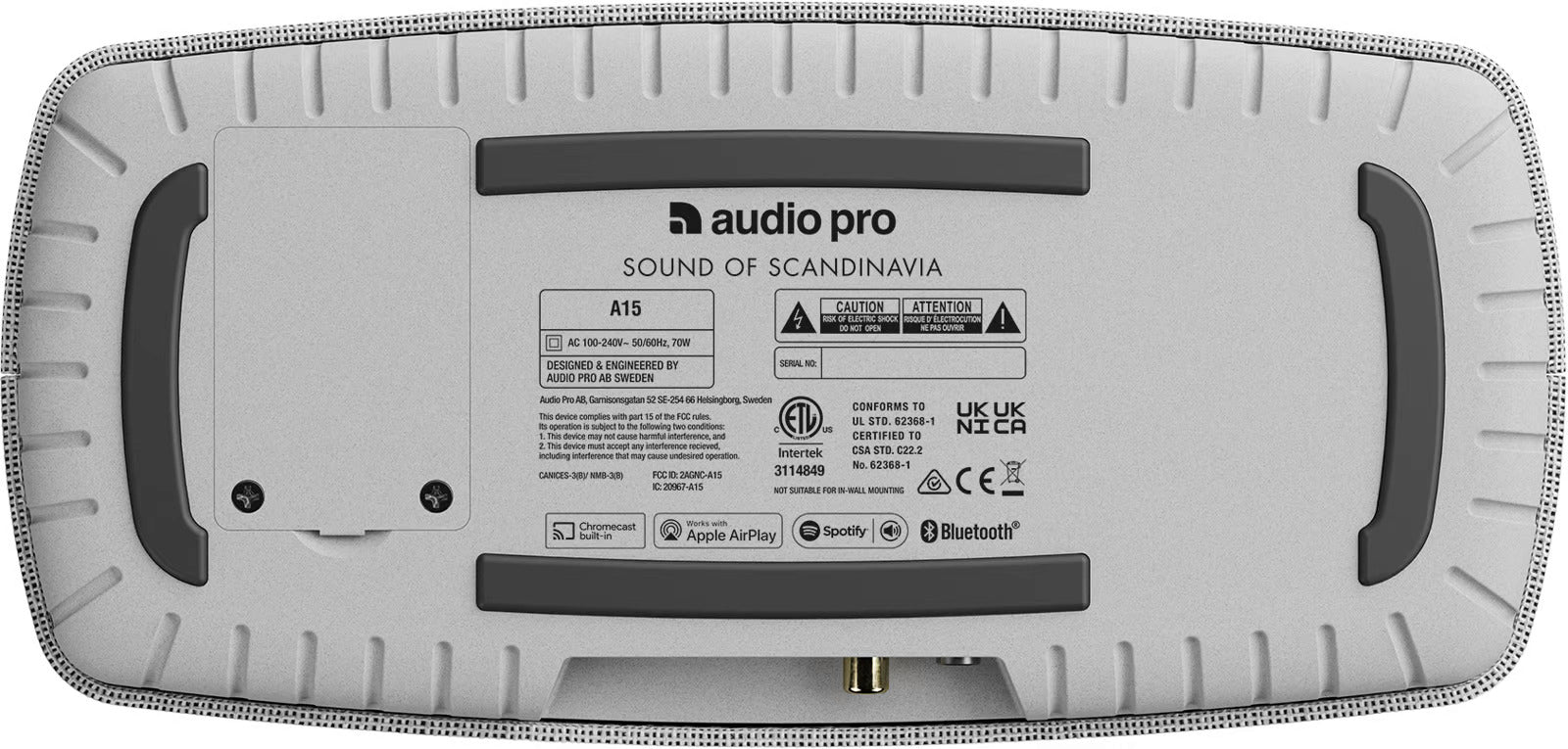 Audio Pro A15 (ljusgrå)