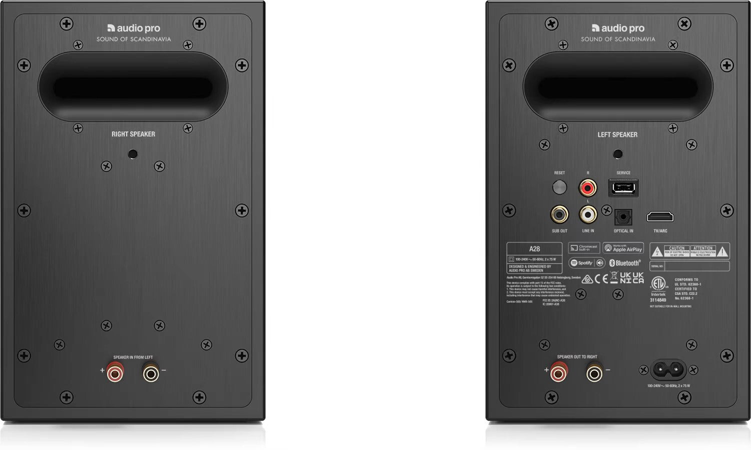 Audio Pro A28 (Pair, Black)