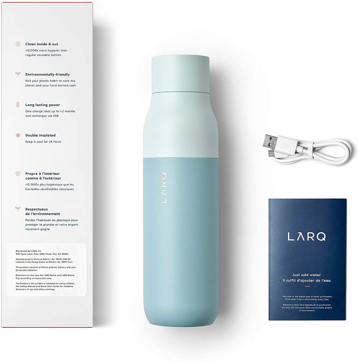 LARQ-flaska (740 ml, mynta)