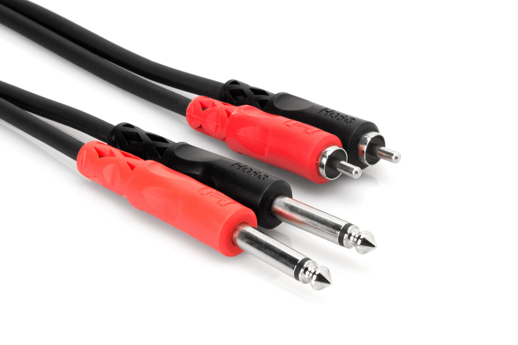 Hosa CPR-201 Dual 6,3mm TS - Dual RCA Kabel 1m