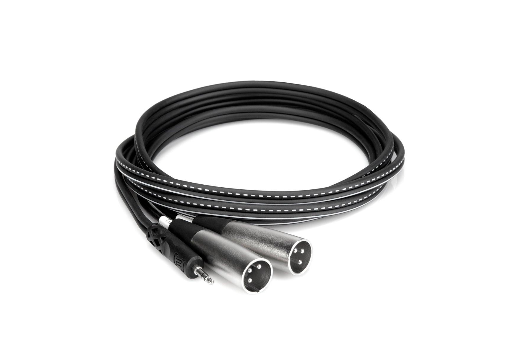 Hosa CYX-402M 3,5 mm TRS - Dual XLR-Han Y-kabel 2m