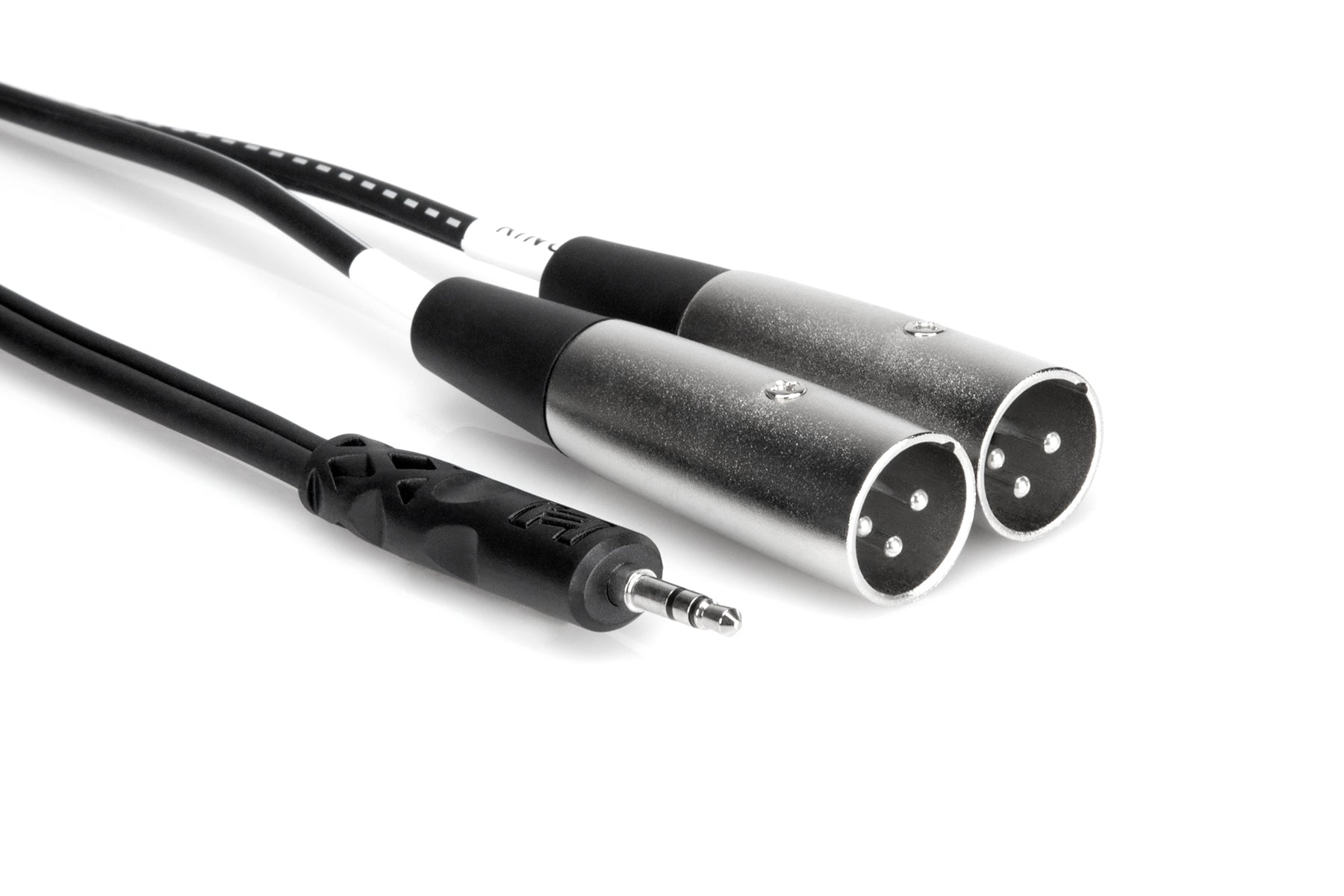 Hosa CYX-402M 3,5 mm TRS - Dubbel XLR-hane Y-kabel 2 m