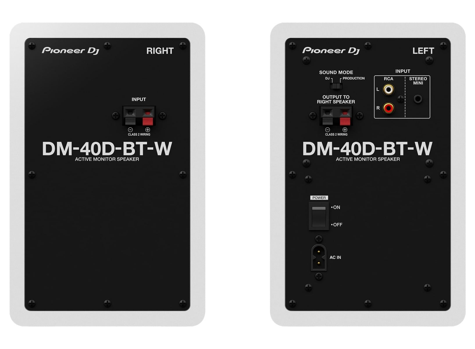 Pioneer DM-40D-BT (par, vit)