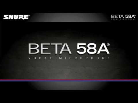 Shure Beta 58A + Stativ + Kabelpaket