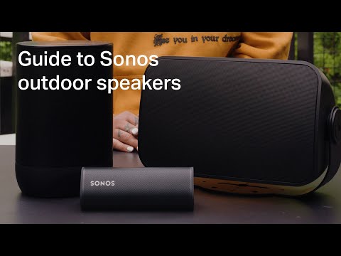 Sonos udendørs højtalere (par, hvid)