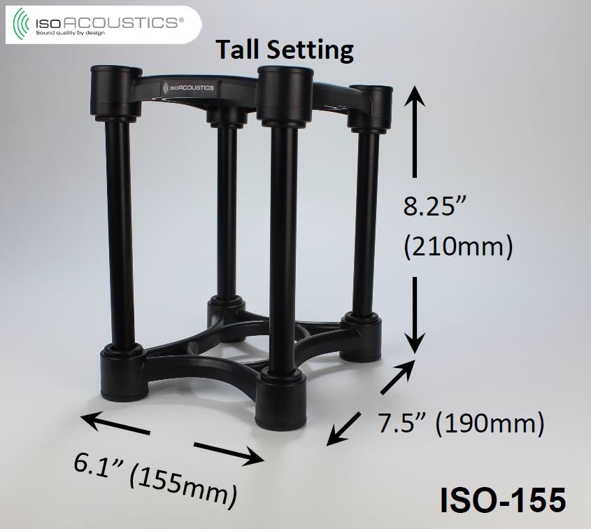 IsoAcoustics ISO-155 Stands (Pair)