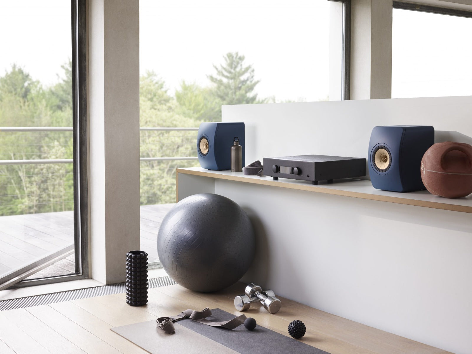 KEF LS50 Wireless II (par, svart)