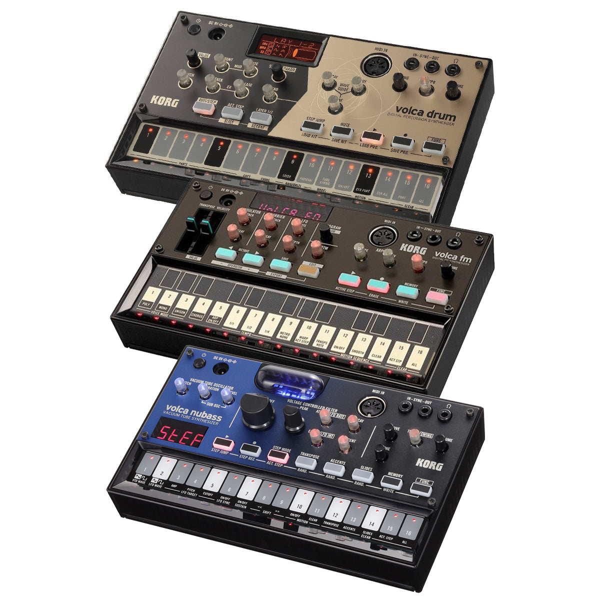 Korg Volca FM 2 + Drum + Nubass Bundle