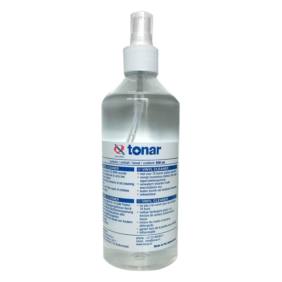 Tonar QS Record Vinyl Spray Cleaner (0,5l)