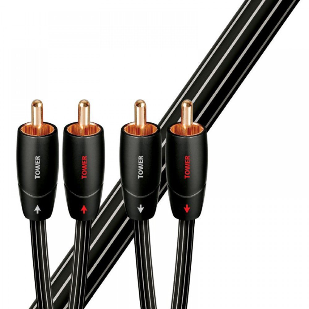 Audioquest Tower Dual RCA - Dubbel RCA-kabel 2m