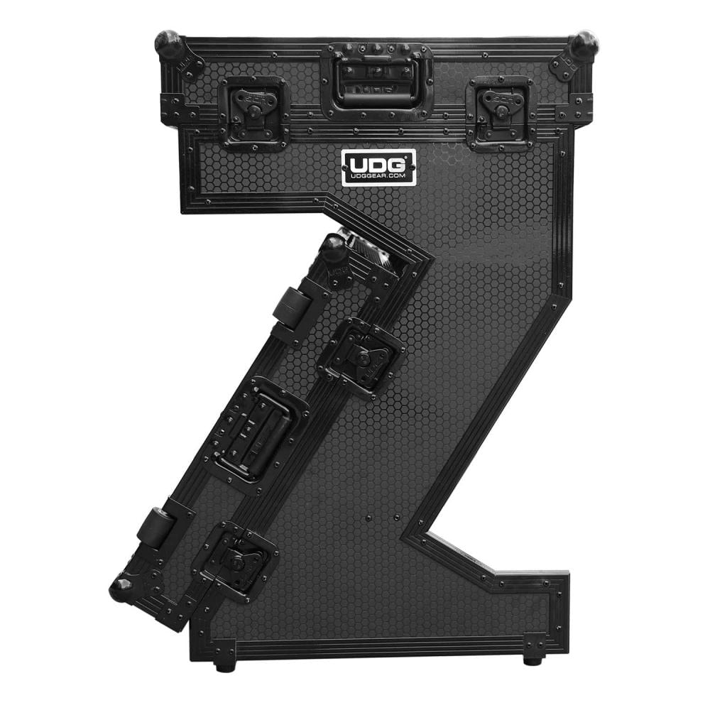 UDG Ultimate Flight Case Portable Z-Style DJ Bord Black Plus (Hjul) (U91072BL)