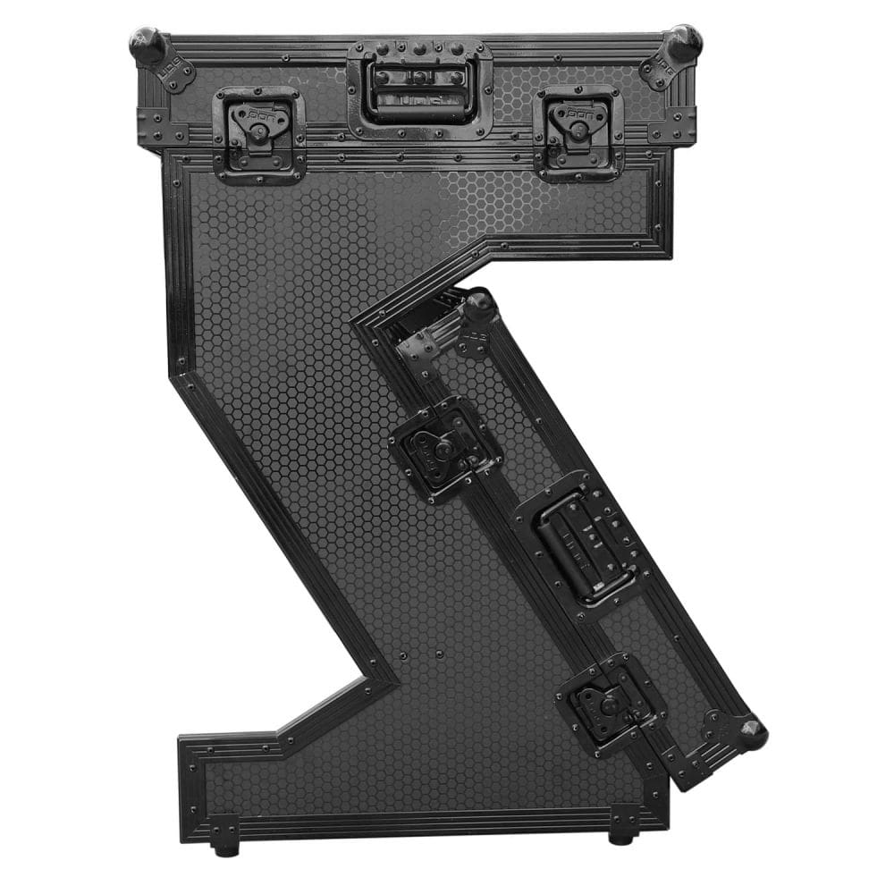 UDG Ultimate Flight Case Portable Z-Style DJ Table Black Plus (Wheels) (U91072BL)