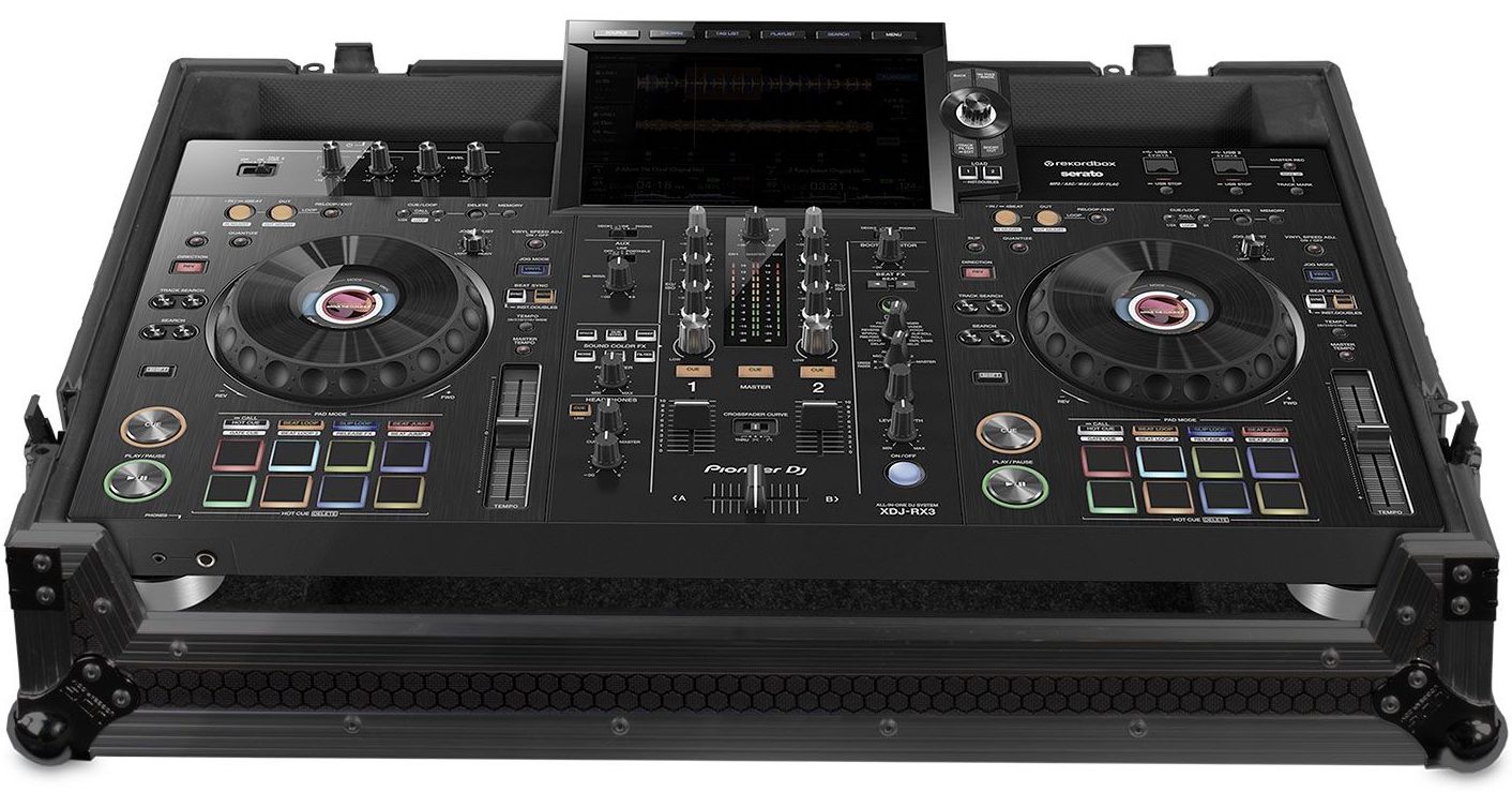 UDG Ultimate Flight Case Pioneer XDJ-RX3 Black Plus (Hjul) (U91076BL)