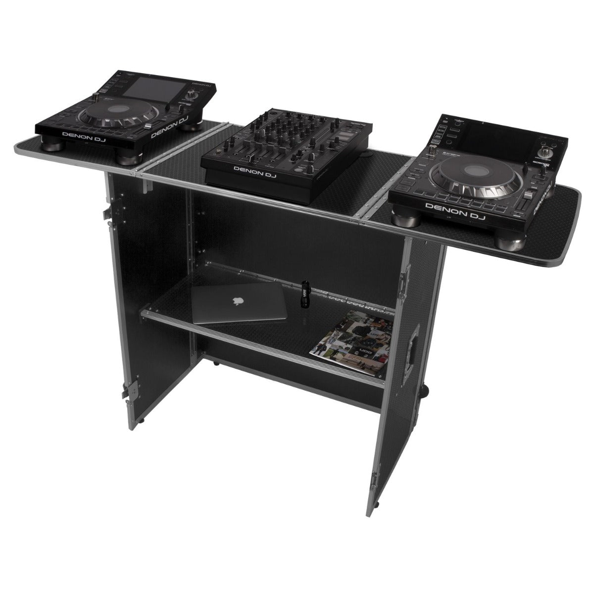 UDG Ultimate Fold Out DJ Bord Silver MK2 Plus (Hjul) (U92049SL2)