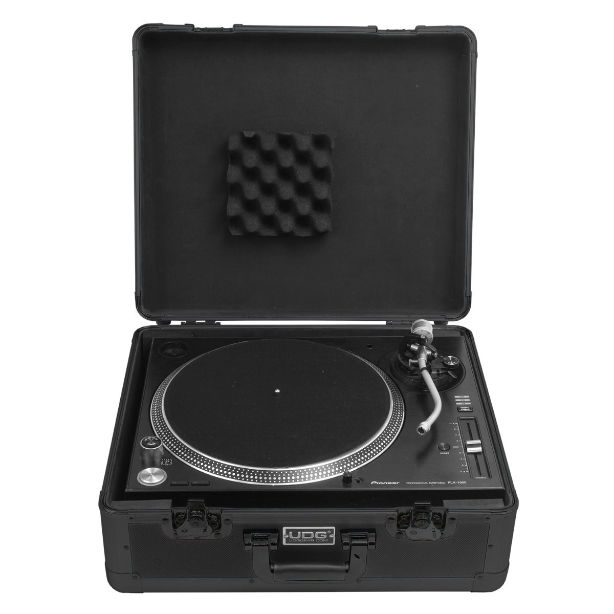 UDG Ultimate Pick Foam Flight Case Multi Format Turntable Black (U93016BL)