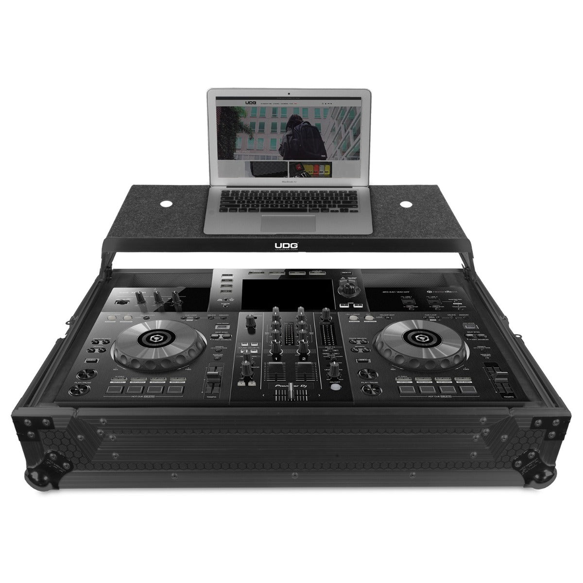 UDG Ultimate Flight Case Pioneer XDJ-RR Black Plus (bærbar hylde) (U91065BL)