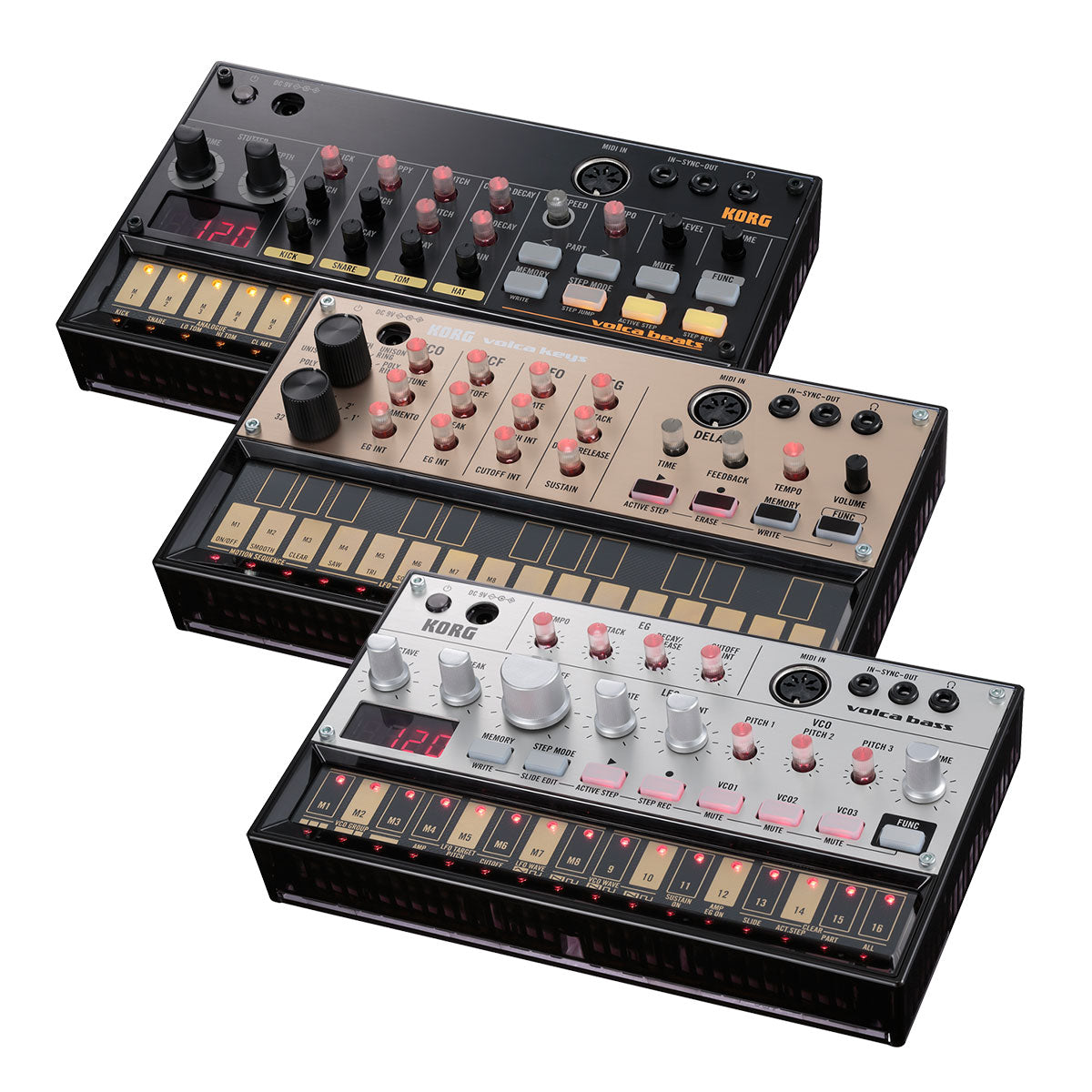 Korg Volca Beats + Bas + Keys Bundle