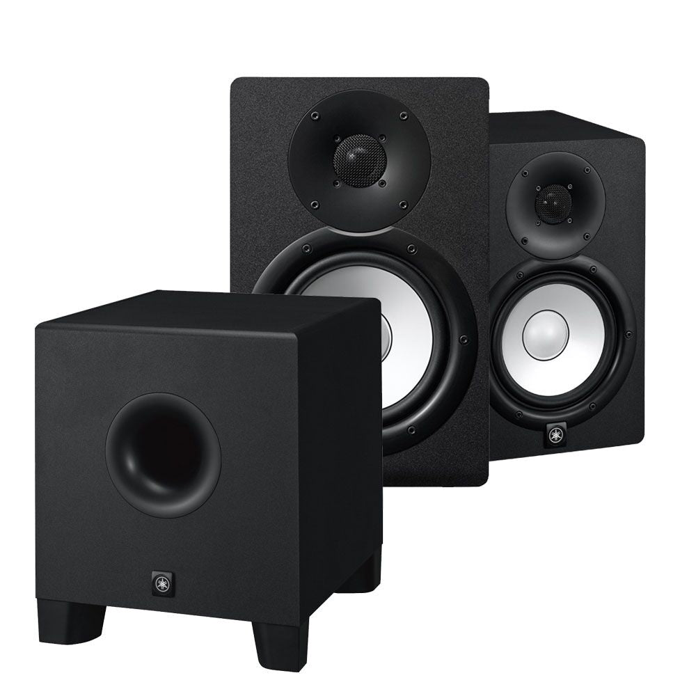 Yamaha HS7 + HS8S Sub + Kabler Bundle